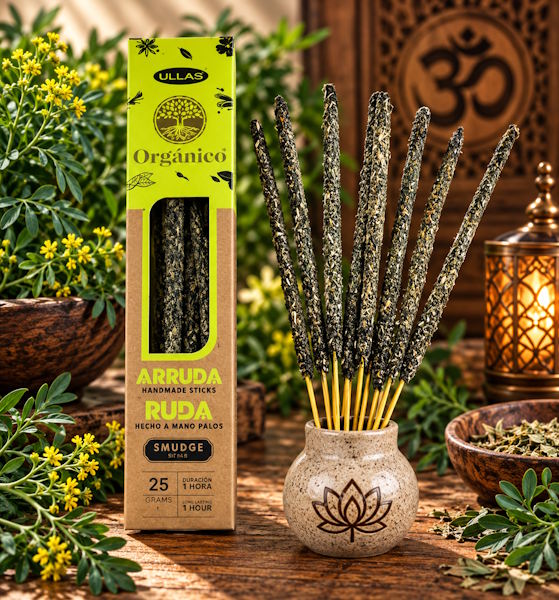 Incienso orgánico Ruda Ullas 25 Gr